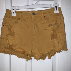 PACSUN HIGH WAISTED JEAN SHORT